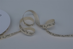 Band 20m/ 10mm, Sternen, silber Band 20m/ 10mm, Sternen, silber