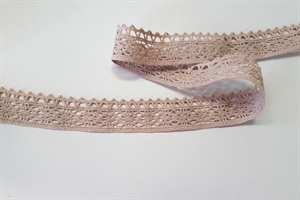 Band 15m/ 19mm, Häkel-Spitzenborte, natur Band 15m/ 19mm, Häkel-Spitzenborte, natur