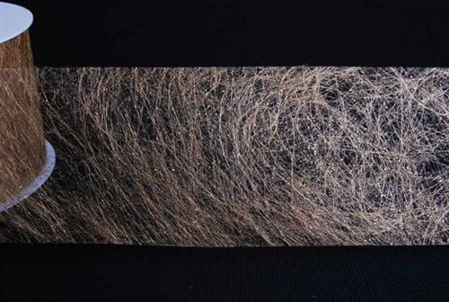 Deco, 50m/ 80mm Sizoflor Glitter, gold Deco, 50m/ 80mm Sizoflor Glitter, gold