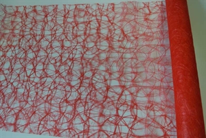 Deco, 25m/ 600mm Sizoweb, leuchtrot Deco, 25m/ 600mm Sizoweb, leuchtrot