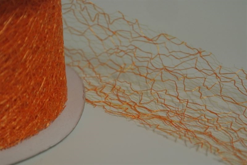 Deco, 25m/ 50mm Spiderweb, apricot