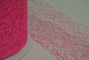 Deco, 25m/ 50mm Spiderweb, pink Deco, 25m/ 50mm Spiderweb, pink