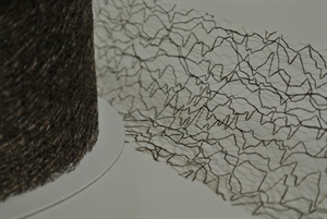 Band, 25m/ 50mm Spiderweb, braun Band, 25m/ 50mm Spiderweb, braun