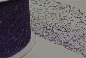 Deco, 25m/ 50mm Spiderweb, violett 45 Deco, 25m/ 50mm Spiderweb, violett 45