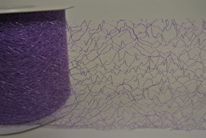 Deco, 25m/ 80mm Spiderweb, lila Deco, 25m/ 80mm Spiderweb, lila