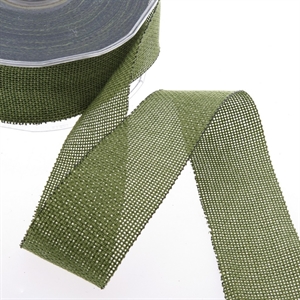 Band 20m/ 38mm, Shabby Chic, olivgrün Band 20m/ 38mm, Shabby Chic, olivgrün