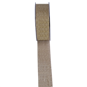 Band 20m/ 38mm, Shabby Chic Deluxe, beige/gold