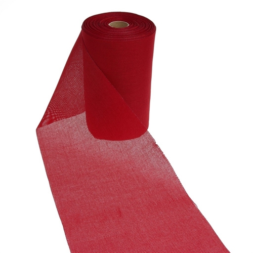 Tischläufer 25m/ 200mm, Shabby Chic, rot Tischläufer 25m/ 200mm, Shabby Chic, rot