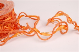Band 10m/ 40mm, Nature Wolle Mab, orange Band 10m/ 40mm, Nature Wolle Mab, orange