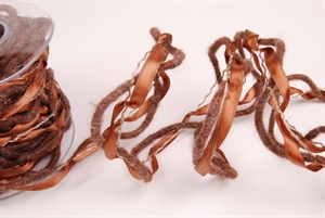 Band 10m/ 40mm, Nature Wolle Mab, dbraun Band 10m/ 40mm, Nature Wolle Mab, dbraun