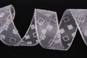 Band, 10m/ 40mm Würfel, silber Band, 10m/ 40mm Würfel, silber