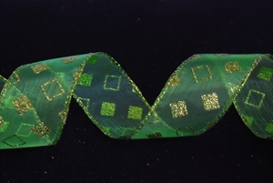 Band, 10m/ 40mm Würfel, grün Band, 10m/ 40mm Würfel, grün