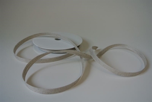 Band 20m/ 08mm, Leinen, grau Band 20m/ 08mm, Leinen, grau