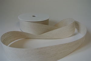 Band 20m/ 40mm, Leinen, grau Band 20m/ 40mm, Leinen, grau