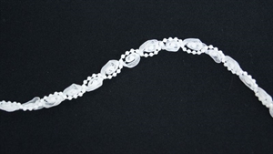 Band 10y/ 10mm, Rose-perl garland, weiss Band 10y/ 10mm, Rose-perl garland, weiss