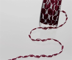 Band 10y/ 10mm, Rose-perl garland, rubin Band 10y/ 10mm, Rose-perl garland, rubin