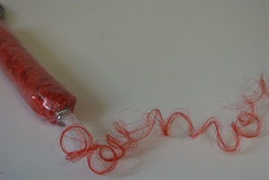 Band 120m/ 15 Gr, Deco Locke, rot Band 120m/ 15 Gr, Deco Locke, rot