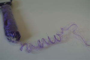 Band 120m/ 15 Gr, Deco Locke, violett Band 120m/ 15 Gr, Deco Locke, violett