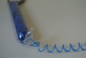 Band 120m/ 15 Gr, Deco Locke, blau Band 120m/ 15 Gr, Deco Locke, blau