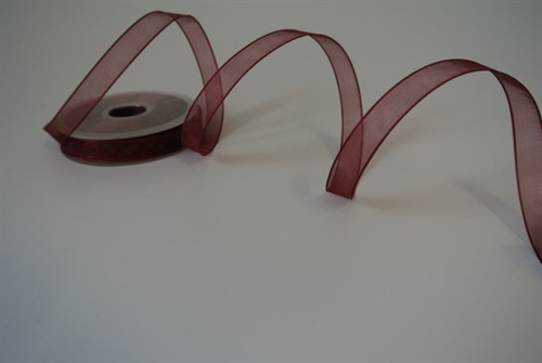 Band 25m/ 15mm, Shiny single color, Draht, burgundy Band 25m/ 15mm, Shiny single color, Draht, burgundy