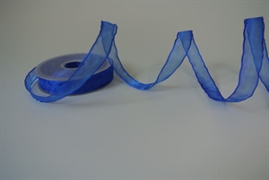 Band 25m/ 15mm, Shiny single color, Draht, royalblau Band 25m/ 15mm, Shiny single color, Draht, royalblau