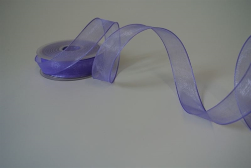 Band 25m/ 22mm, Shiny single color, Draht, lavendel Band 25m/ 22mm, Shiny single color, Draht, lavendel