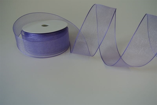 Band 25m/ 38mm, Shiny single color, Draht, lavendel Band 25m/ 38mm, Shiny single color, Draht, lavendel