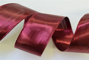 Band 25m/ 40mm, Brillant stripes - Draht, bordeaux Band 25m/ 40mm, Brillant stripes - Draht, bordeaux