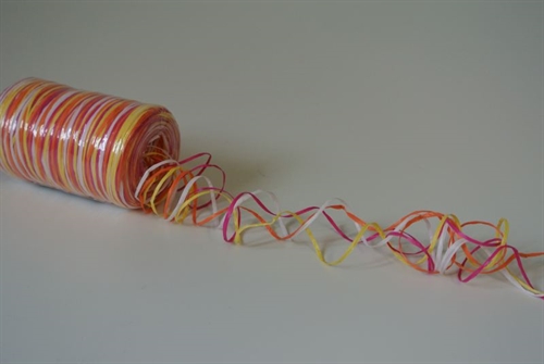 Band 4x 50m/ 1mm, Bastfiber matt, orange/pink