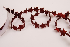 Band 10y/ 20mm, Sterne, stierenblut Band 10y/ 20mm, Sterne, stierenblut