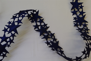 Band 5m/ 30mm, Sterne kl/gr, dblau Band 5m/ 30mm, Sterne kl/gr, dblau
