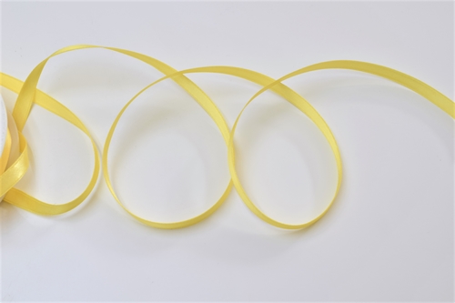 Band 50m/ 03mm, Double face Satin, gelb Band 50m/ 03mm, Double face Satin, gelb