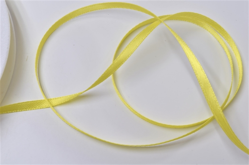 Band 50m/ 03mm, Double face Satin, z-gelb Band 50m/ 03mm, Double face Satin, z-gelb