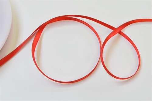 Band 50m/ 03mm, Double face Satin, rot Band 50m/ 03mm, Double face Satin, rot