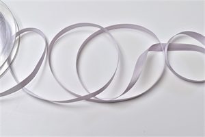 Band 50m/ 03mm, Double face Satin, silver Band 50m/ 03mm, Double face Satin, silver