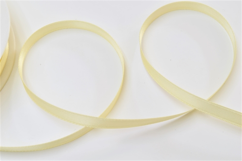 Band 25m/ 07mm, Double face Satin, elfenbein Band 25m/ 07mm, Double face Satin, elfenbein