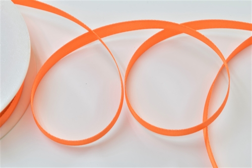 Band 25m/ 07mm, Double face Satin, orange