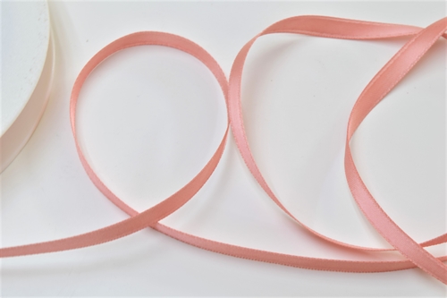 Band 25m/ 07mm, Double face Satin, lachs Band 25m/ 07mm, Double face Satin, lachs