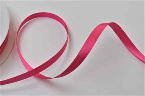 Band 25m/ 07mm, Double face Satin, fuchsia Band 25m/ 07mm, Double face Satin, fuchsia