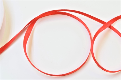 Band 25m/ 07mm, Double face Satin, rot Band 25m/ 07mm, Double face Satin, rot