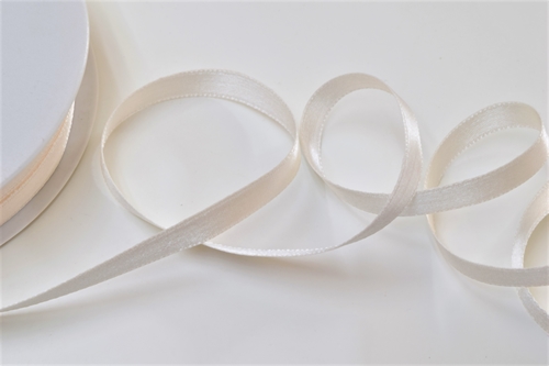 Band 25m/ 07mm, Double face Satin, beige Band 25m/ 07mm, Double face Satin, beige