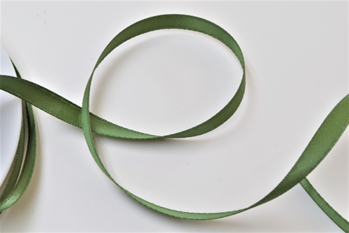 Band 25m/ 07mm, Double face Satin, olive