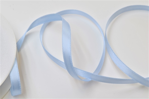 Band 25m/ 07mm, Double face Satin, lichtblau Band 25m/ 07mm, Double face Satin, lichtblau