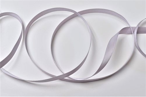 Band 25m/ 07mm, Double face Satin, grau Band 25m/ 07mm, Double face Satin, grau