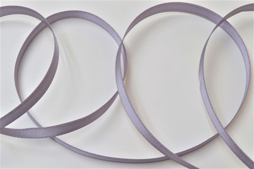 Band 25m/ 07mm, Double face Satin, dgrau Band 25m/ 07mm, Double face Satin, dgrau