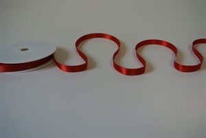 Band 25m/ 10mm, Double face Satin, rot