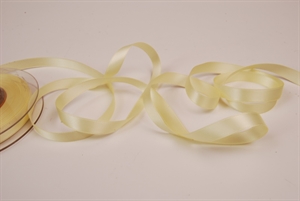 Band 25m/ 15mm, Double face Satin, elfenbein Band 25m/ 15mm, Double face Satin, elfenbein
