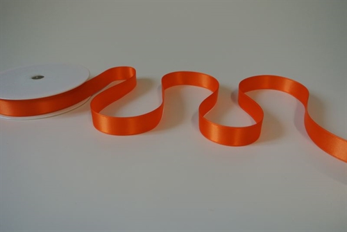 Band 25m/ 15mm, Double face Satin, orange Band 25m/ 15mm, Double face Satin, orange