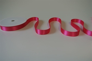 Band 25m/ 15mm, Double face Satin, fuchsia Band 25m/ 15mm, Double face Satin, fuchsia