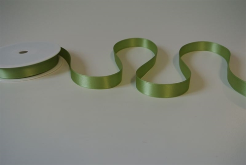 Band 25m/ 15mm, Double face Satin, pastellgrün Band 25m/ 15mm, Double face Satin, pastellgrün